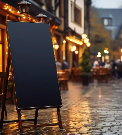 Consultoria para restaurantes Chalkboard Gestão financeira
